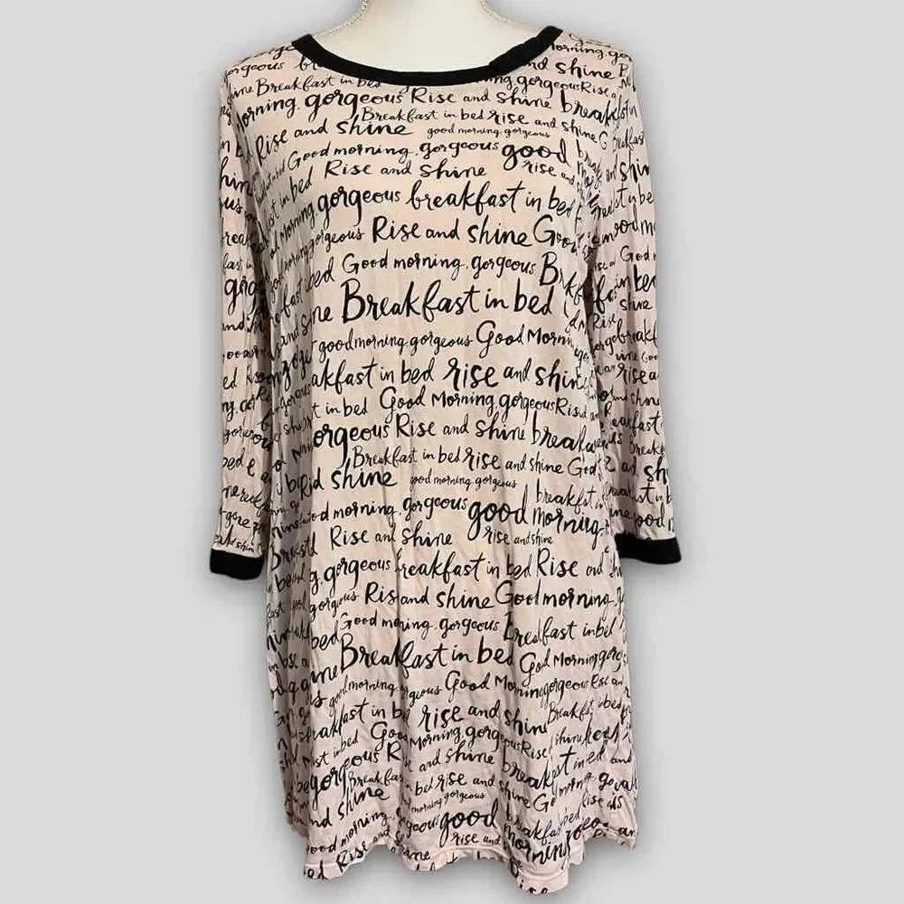 Women’s Kate Spade Dream A Little Dream Sleep Shirt. Size Large - Picture 1 of 6